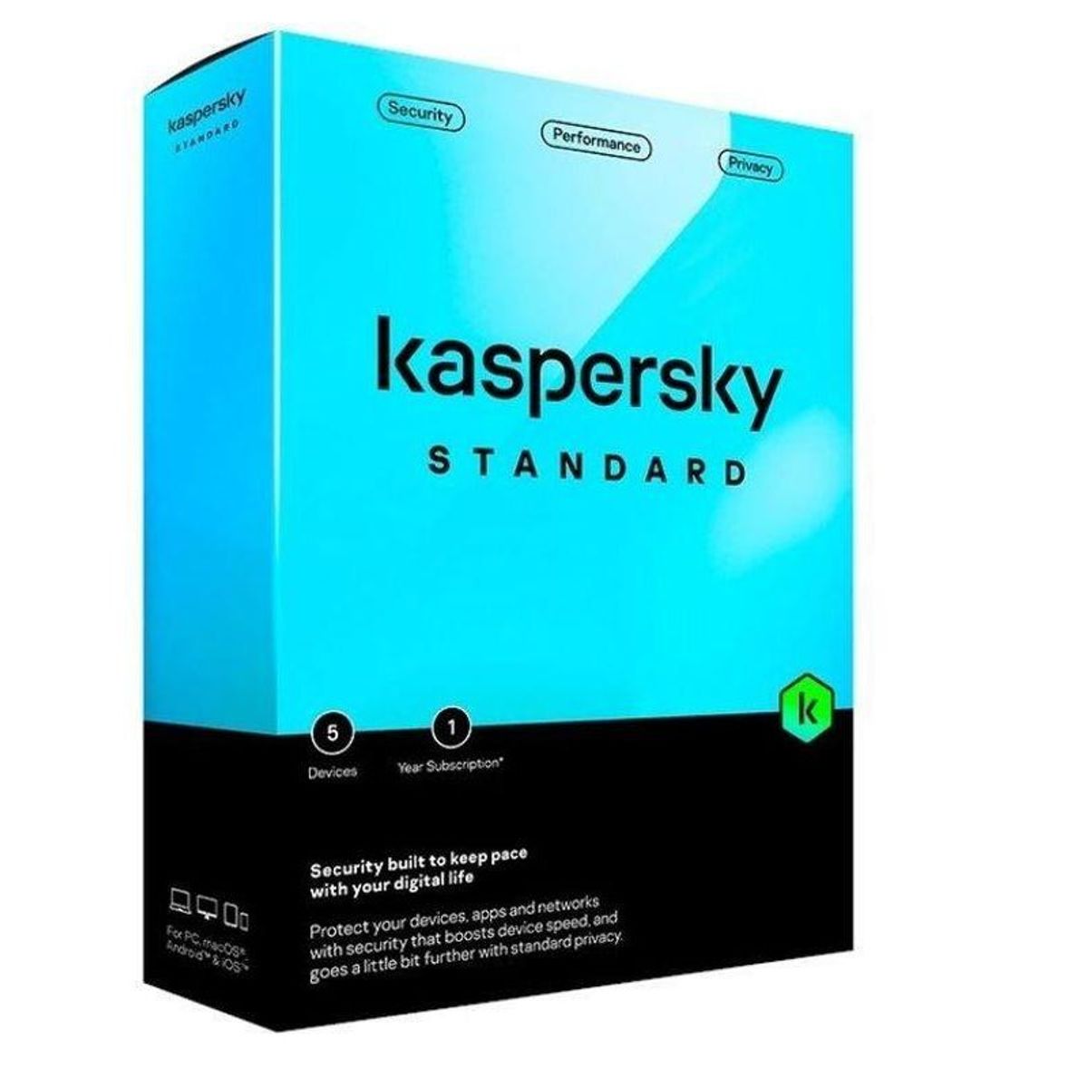 KASPERSKY - Antivirus Kaspersky Standard 5 Dispositivos 1 Año