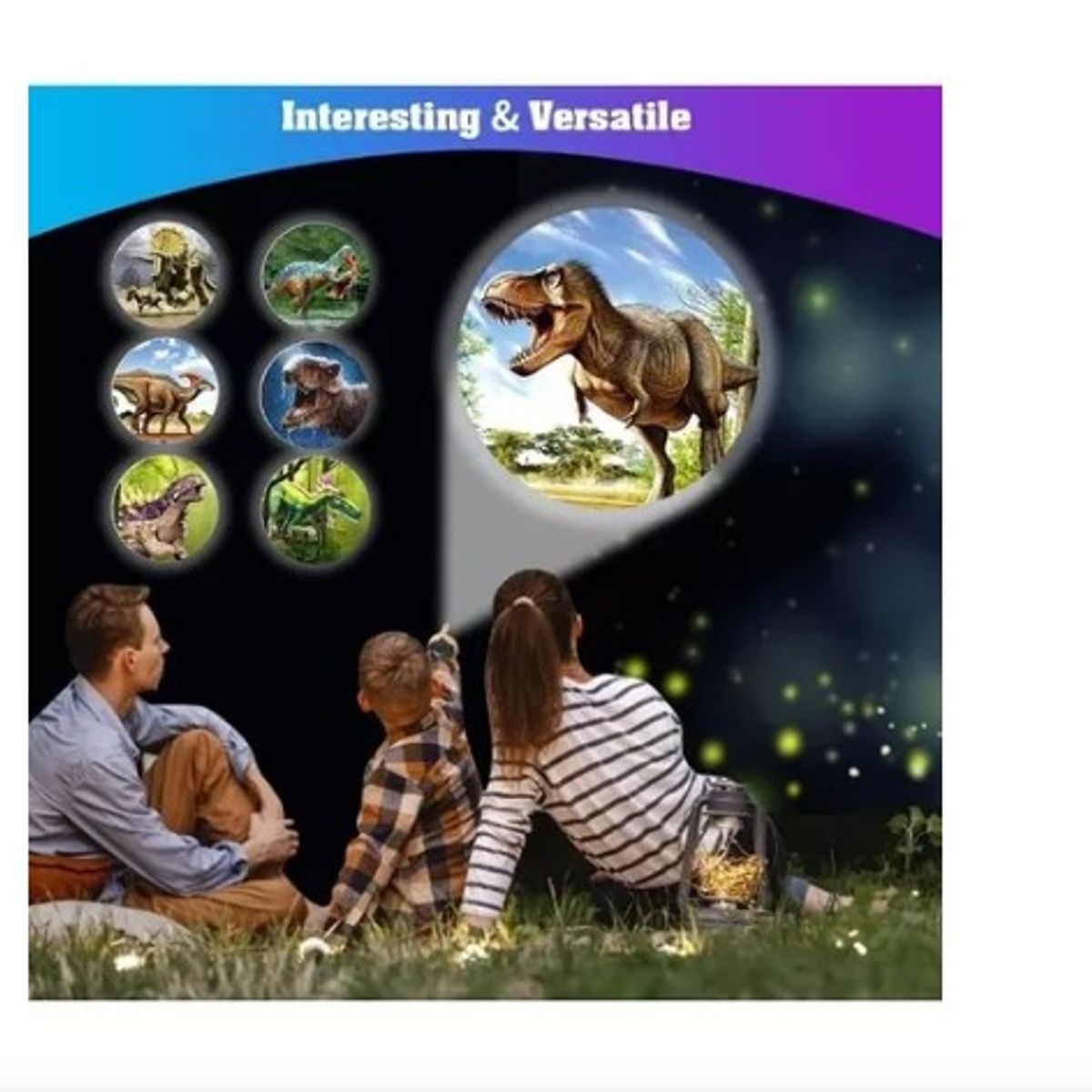 GENERICO - Reloj proyector tendencia 2024 Dinosaurios