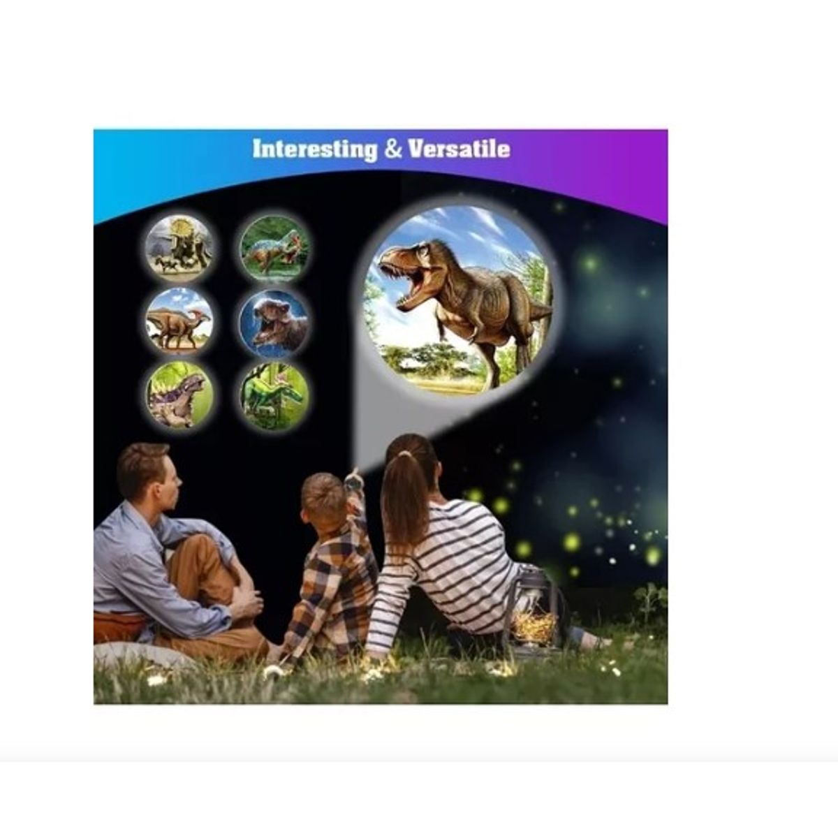 GENERICO - Reloj proyector tendencia 2024 Dinosaurios