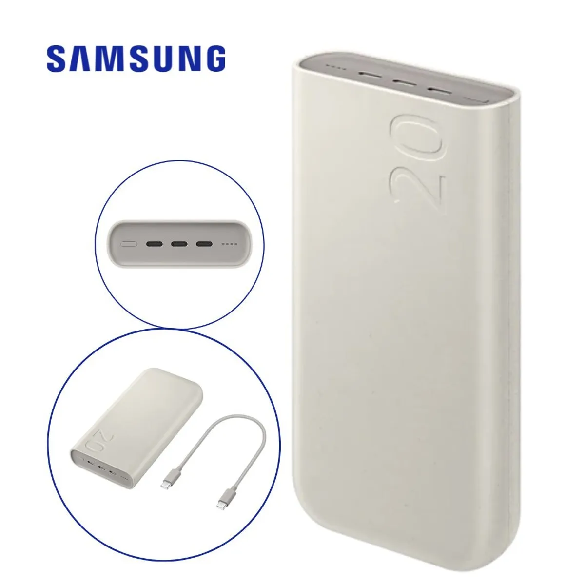 SAMSUNG - Power Bank Cargador Portátil 20000mAh 45W
