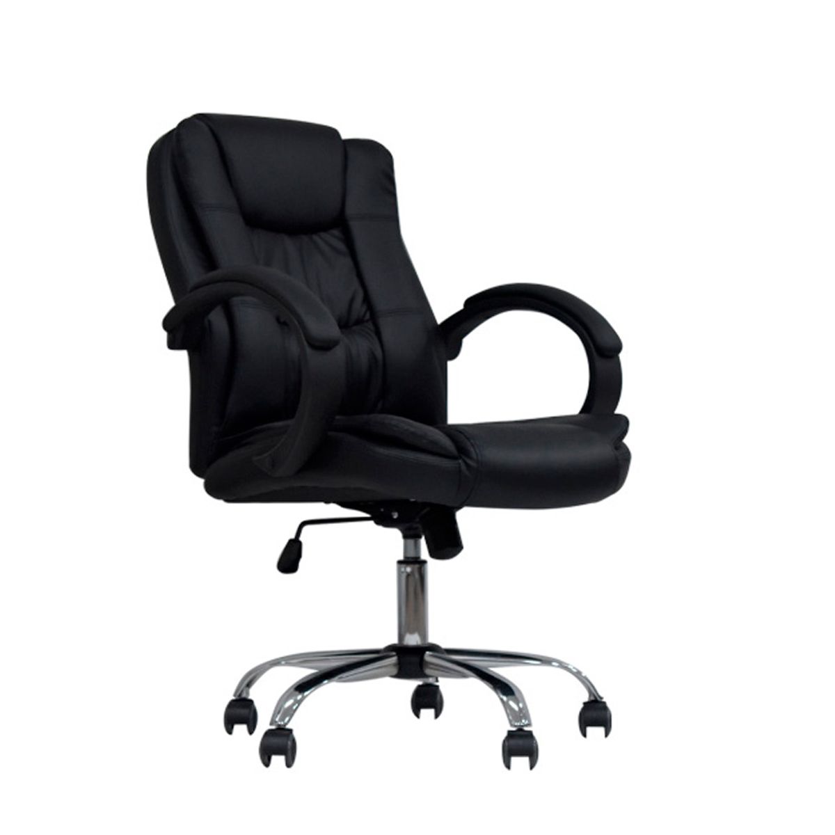 OFIDEAS - Silla De oficina Ergonómica Gerente Lexus Cuero Negro Ofideas