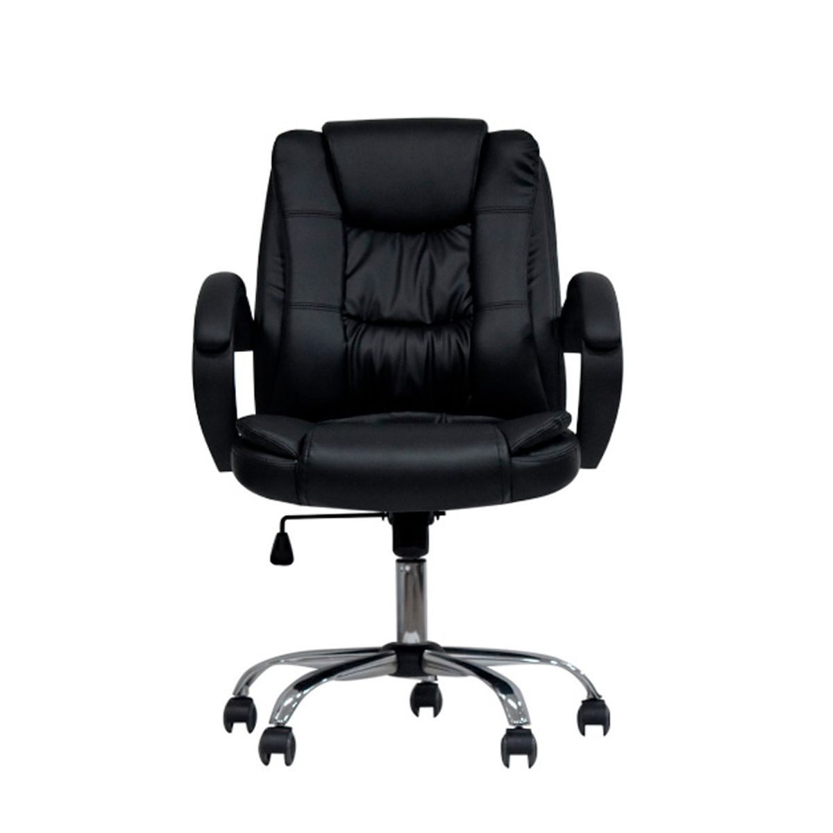 OFIDEAS - Silla De oficina Ergonómica Gerente Lexus Cuero Negro Ofideas