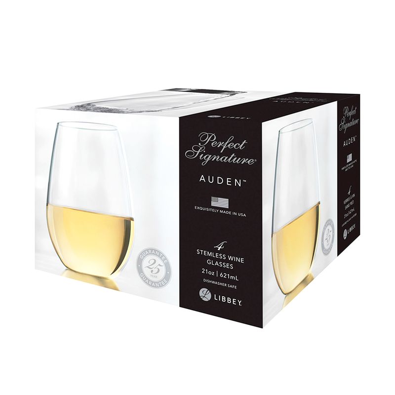 LIBBEY - Copa para Vino sin Tallo 4 Piezas 621 ml. / 21 oz