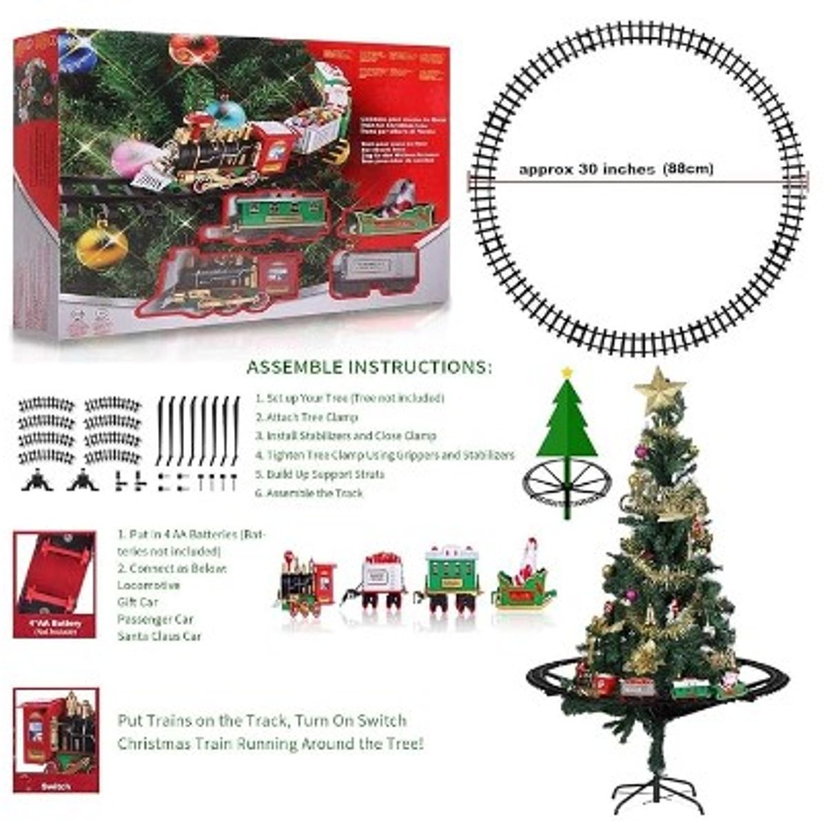 GENERICO - Tren Navideño aereo tendencia