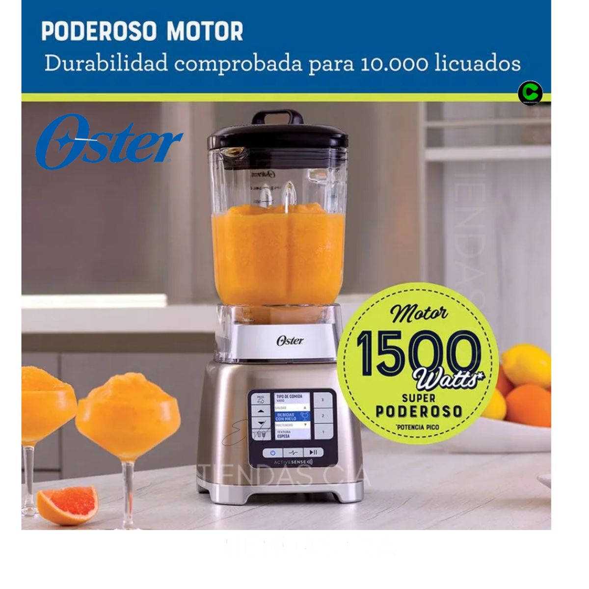 OSTER - Licuadora Oster® ActiveSense™ con Blend-N-Go BLSTTDGNBG