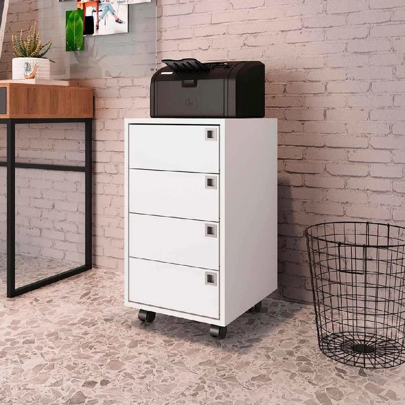 NACION MUEBLES - Cajonero Nacion Muebles Ying Color Blanco