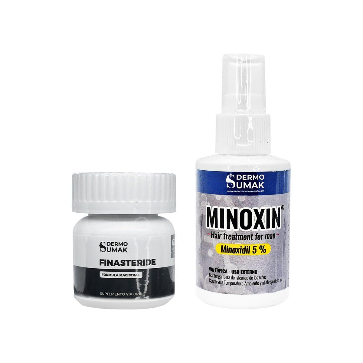 GENERICO - Finasteride 1mg x 60 Cápsulas + LOCIÓN MINOXIN 60ML