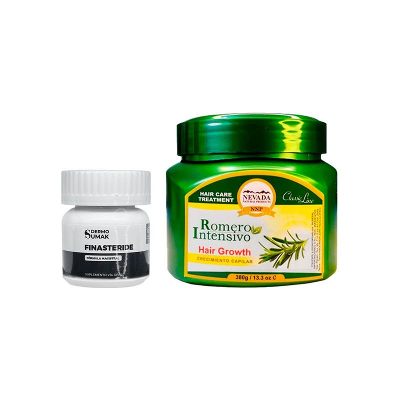GENERICO - Finasteride 1mg x 60 Cápsulas + CREMA DE CRECIMIENTO CAPILAR 380GR