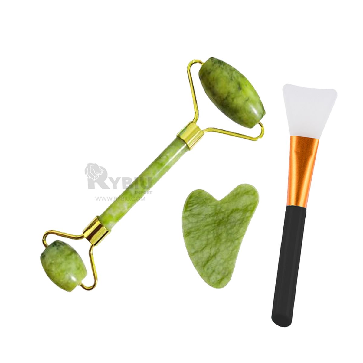 RYBIU IMPORT - Masajeador para Skincare en Color Verde Y+Papel de Regalo