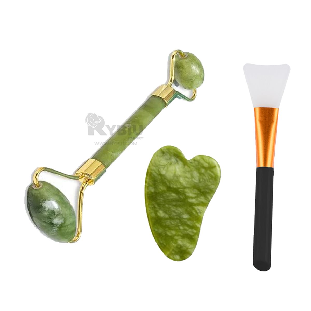 RYBIU IMPORT - Masajeador para Skincare en Color Verde Y+Papel de Regalo