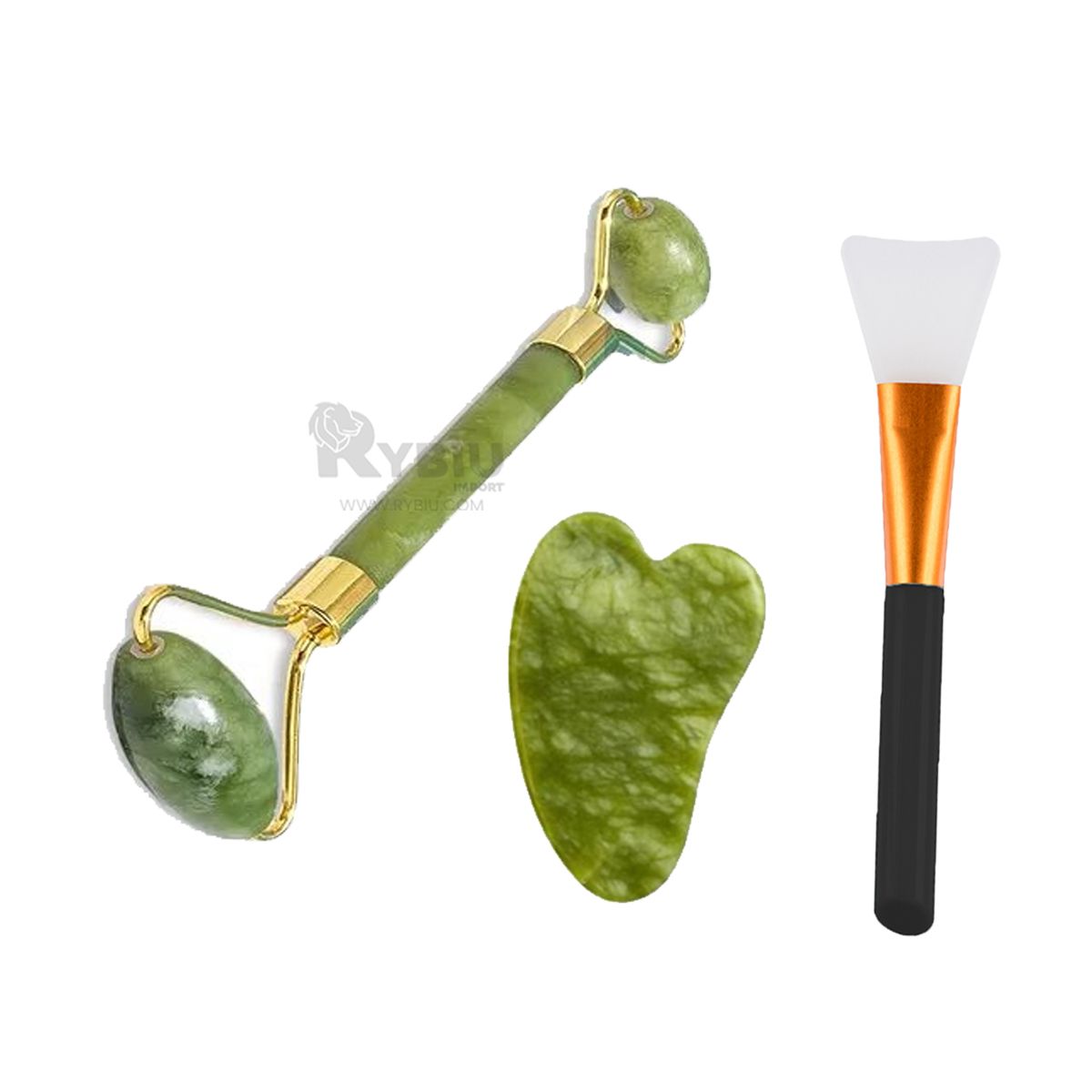 RYBIU IMPORT - Masajeador para Skincare en Color Verde Y+Papel de Regalo