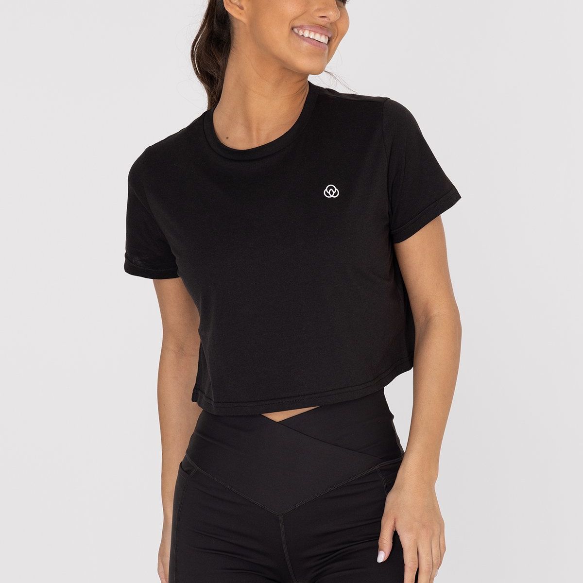 BSOUL - Polo Manga Corta Bsoul Mujer Basic T-Shirt Zia Negro BSOUL