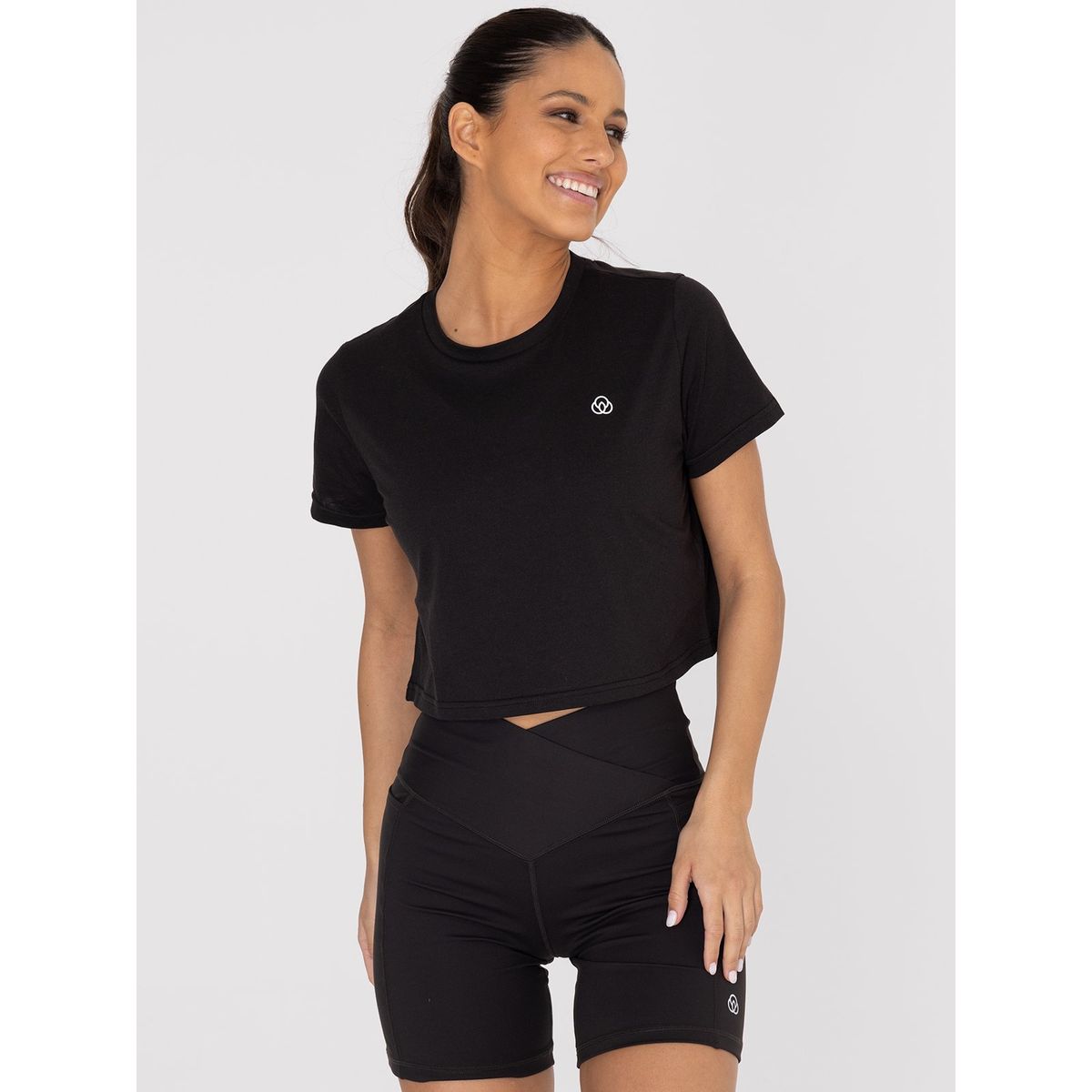 BSOUL - Polo Manga Corta Bsoul Mujer Basic T-Shirt Zia Negro BSOUL