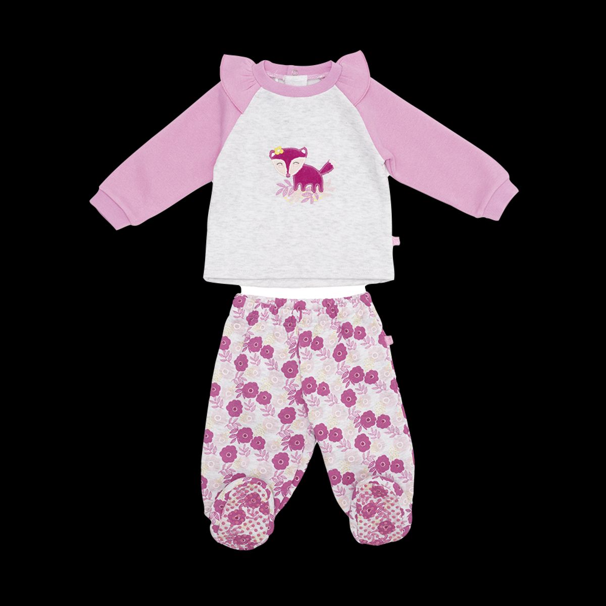 PILLIN - Pijama 2 pcs Bebé Niña Pillin PVV406