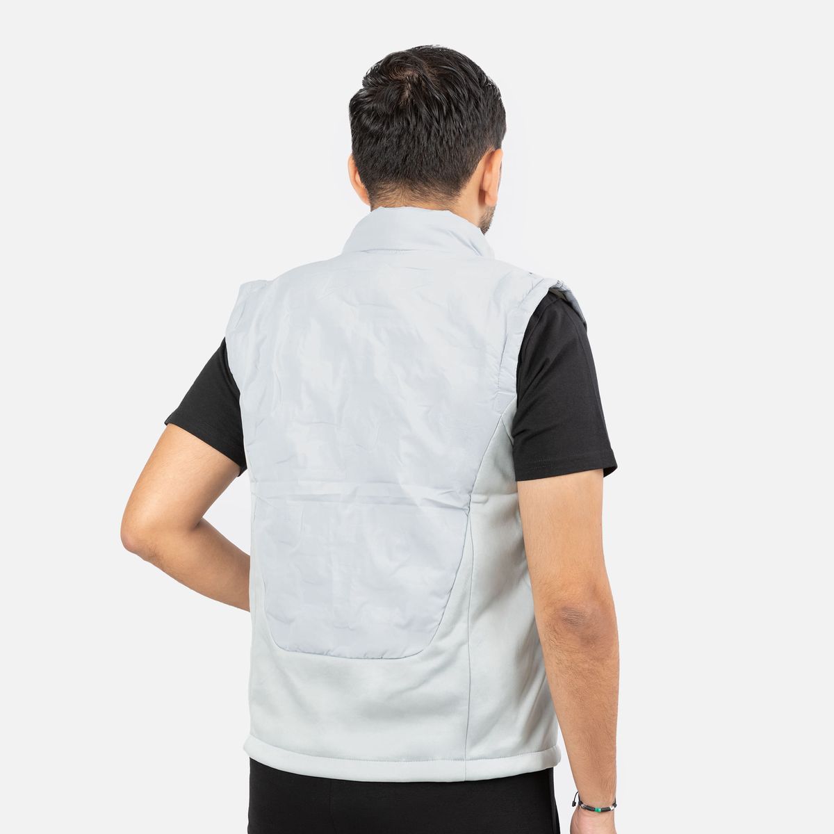 NEW ATHLETIC - Chaleco Yesca Gris Claro Hombre