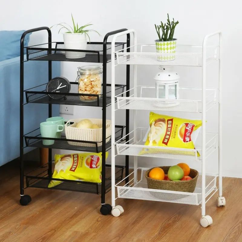 GENERICO - Carrito Organizador 4 Niveles-Multiuso-Almacenamiento -Multinivel