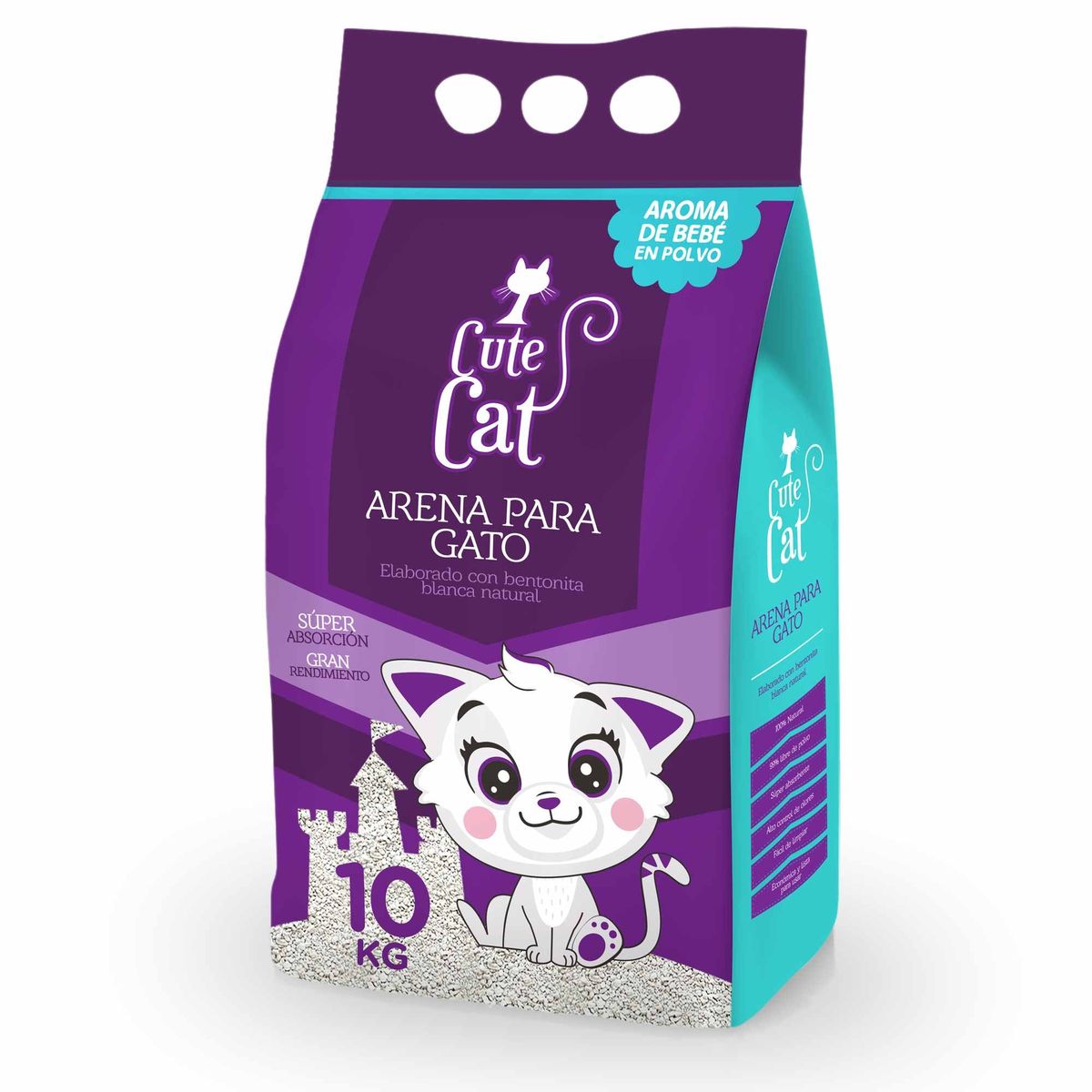 GENERICO - Cute Cat Arena Para Gato 10kg