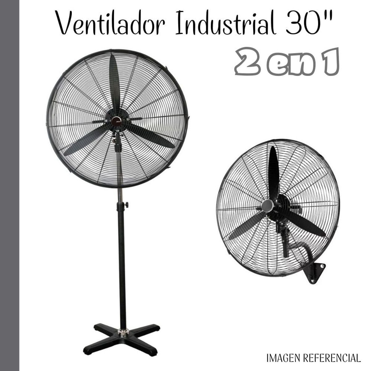 GENERICO - Ventilador Industrial 30" Pulgadas 2 en 1 - 240watts