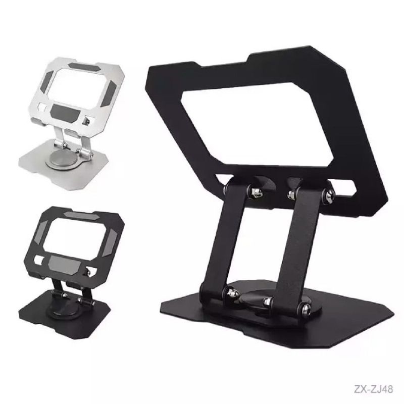 SEISA - Soporte para Tablet Aluminio Giratorio 360° Base Plegable