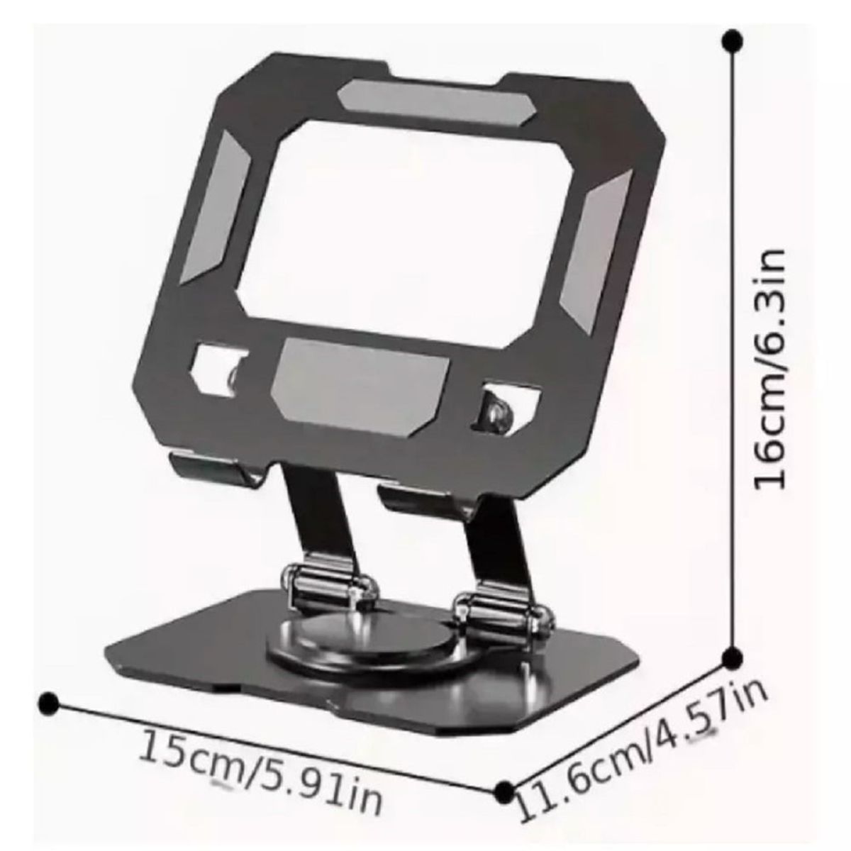 SEISA - Soporte para Tablet Aluminio Giratorio 360° Base Plegable