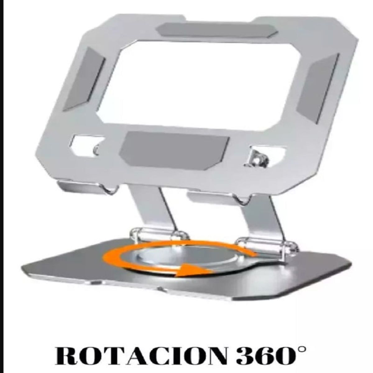 SEISA - Soporte para Tablet Aluminio Giratorio 360° Base Plegable