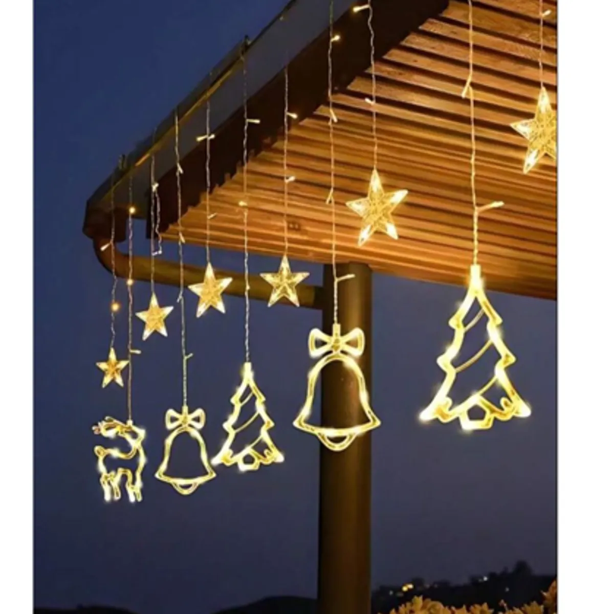 GENERICO - Luces LED Navideñas Cascada Mixta luz navidad Multicolor