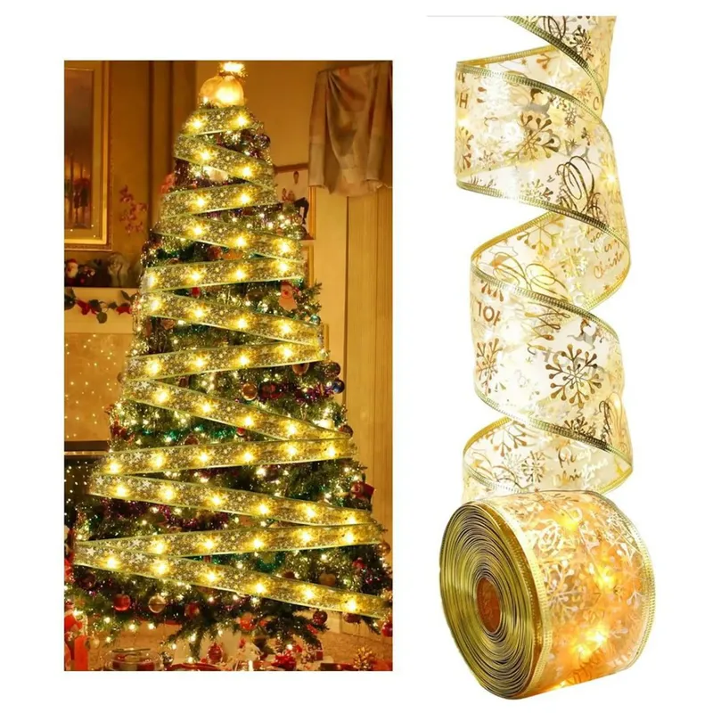 GENERICO - CINTA NAVIDEÑAS CON LUCES 10 METROS