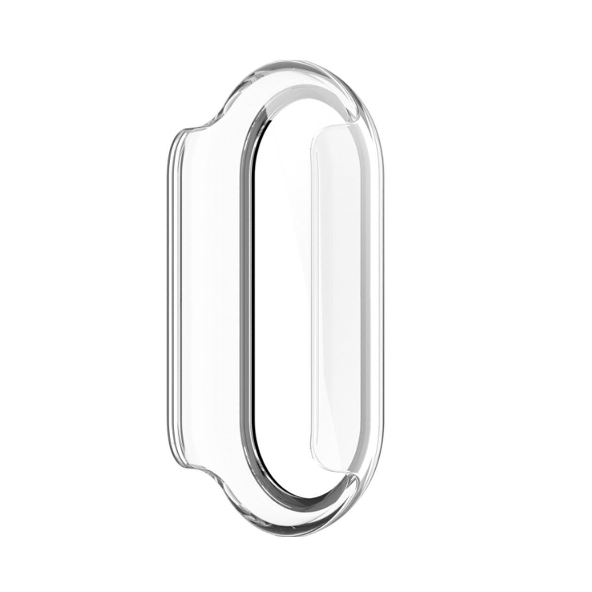GENERICO - Case Bumper con Mica Incorporado para Xiaomi Band 9 - Clear
