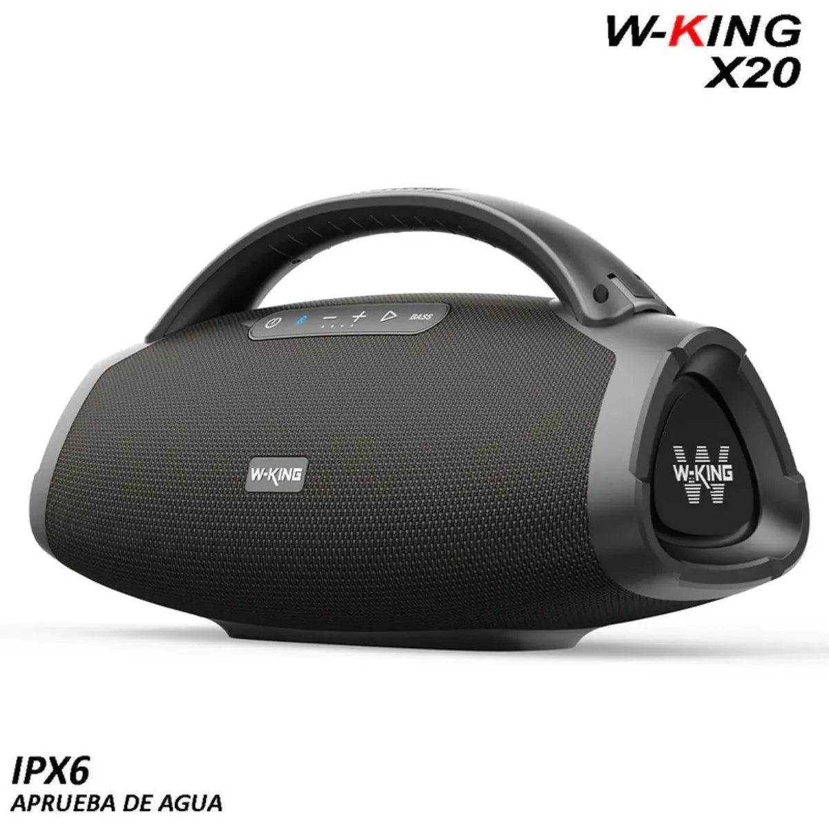 W KING - W-King X20 200W RMS Parlante Bluetooth 5.3 Portátil IP67 24 Horas