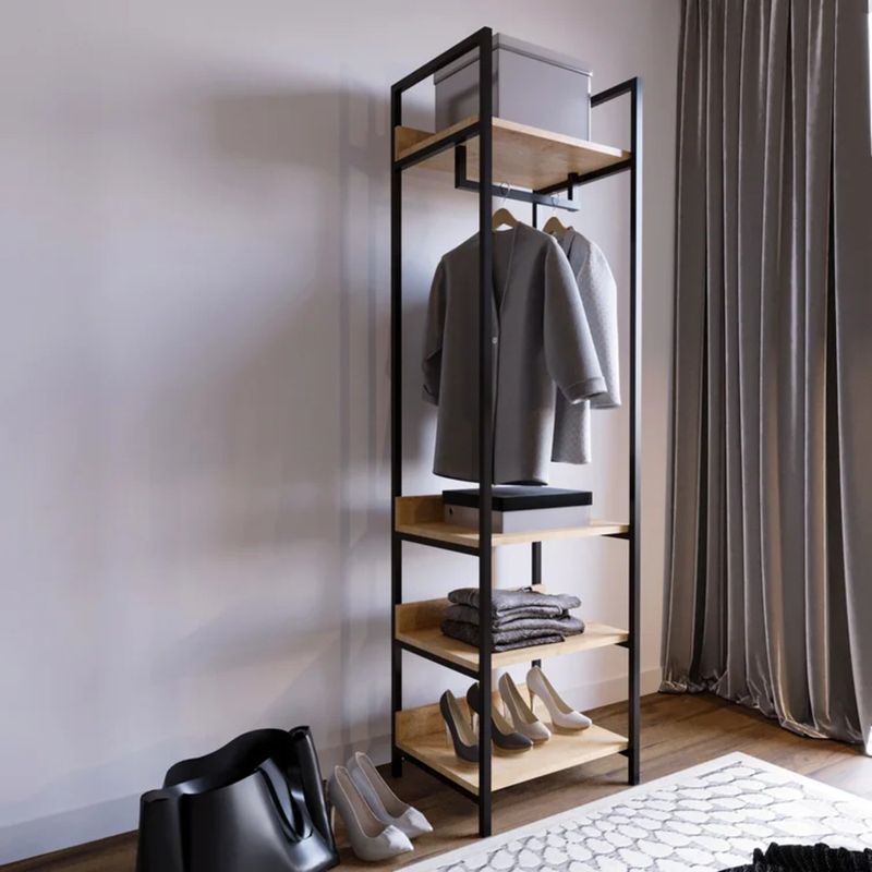 GENERICO - Ropero Moderno Iyanagi Marron  R&R MUEBLES