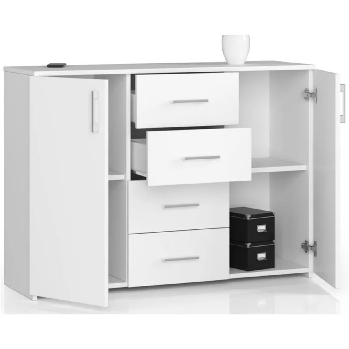 GENERICO - Aparador Moderno Kishikoji Blanco R&R MUEBLES