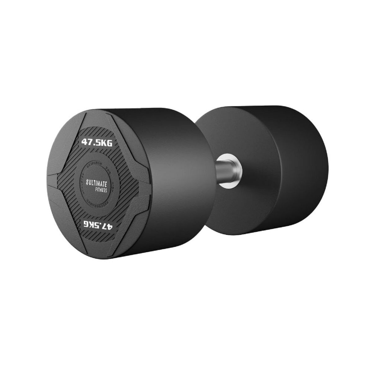 ULTIMATE FITNESS - Mancuerna Redonda PU 47.5 KG