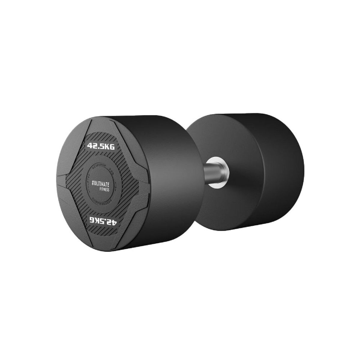 ULTIMATE FITNESS - Mancuerna Redonda PU 42.5 KG