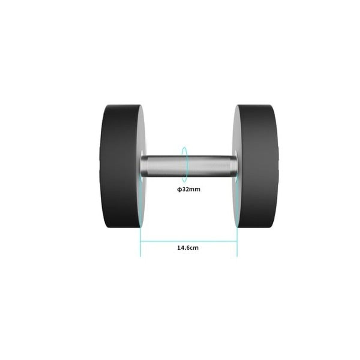 ULTIMATE FITNESS - Mancuerna Redonda PU 2