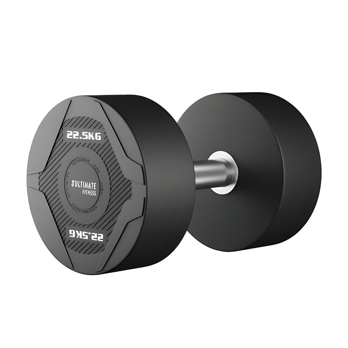 ULTIMATE FITNESS - Mancuerna Redonda PU 22.5 KG