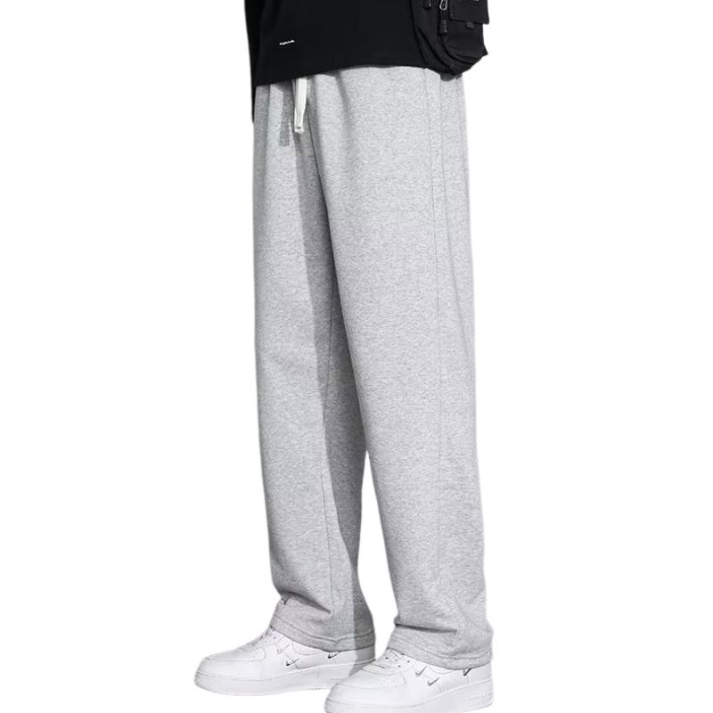 BLWOENS - Pantalones largos de primavera y otoño para hombres - Gris