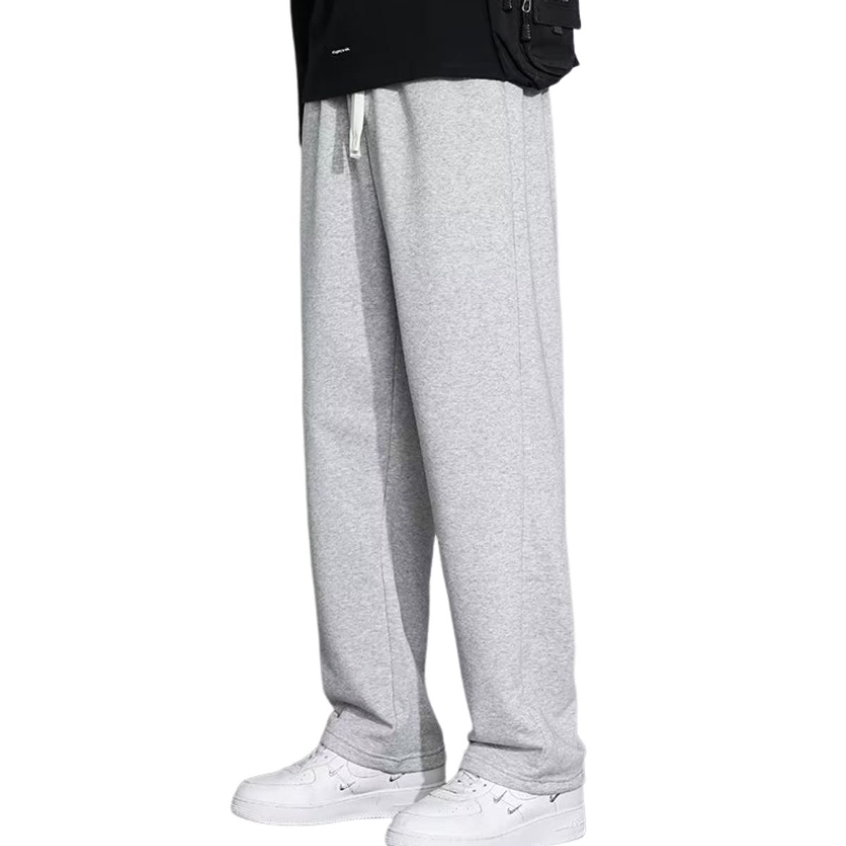 BLWOENS - Pantalones largos de primavera y otoño para hombres - Gris