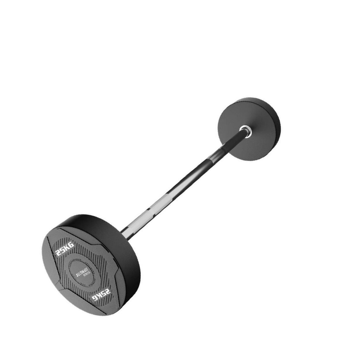 ULTIMATE FITNESS - Barra Recta - Peso Fijo 25 Kg