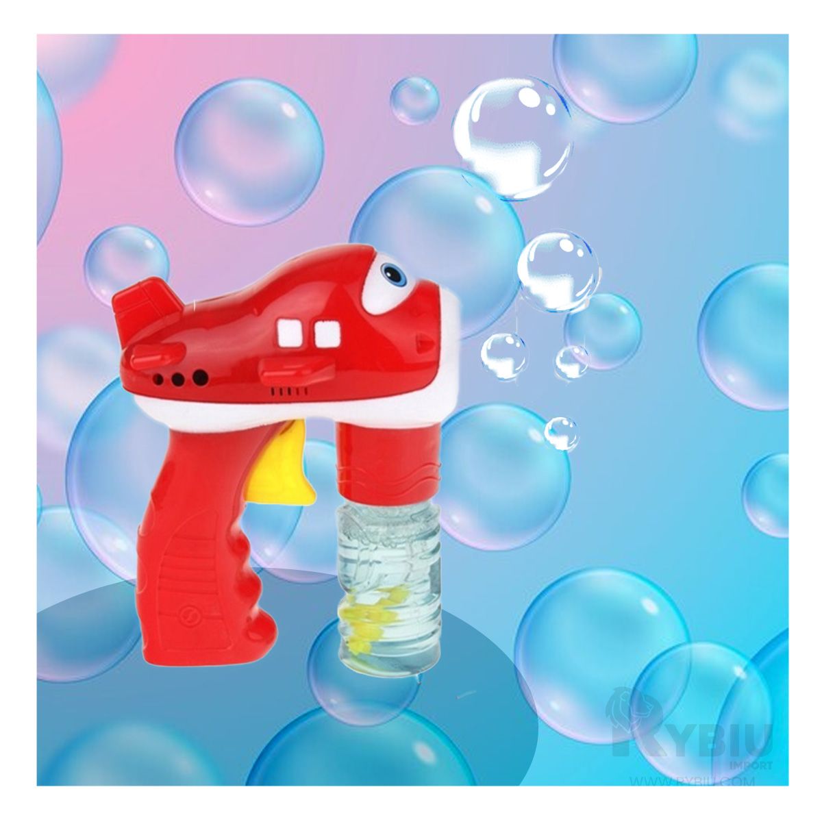 RYBIU IMPORT - Juguete para el Aire Libre en Rojo Y+Papel de Regalo