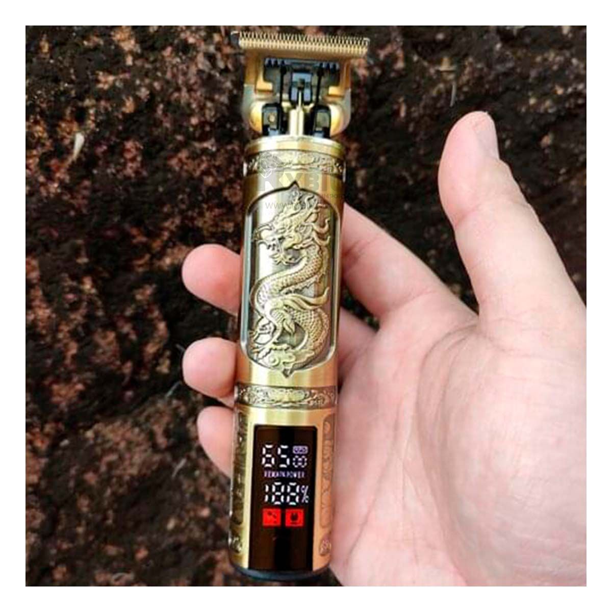 RYBIU IMPORT - Rasuradora Estilada Color Dorado Y+Banderitas Adhesivas