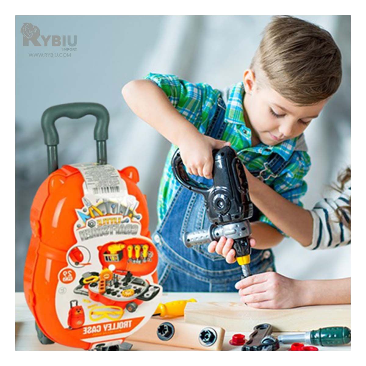 RYBIU IMPORT - Juguete para Niños en Tono Naranja Y+Gift Stickers