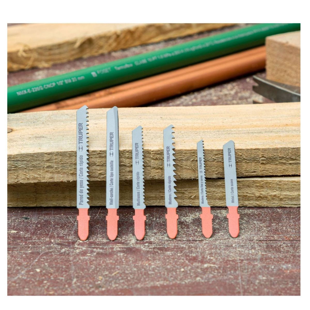 TRUPER - HOJA DE SIERRA PARA SIERRA CALADORA ZANCO T 16 PIEZAS TRUPER