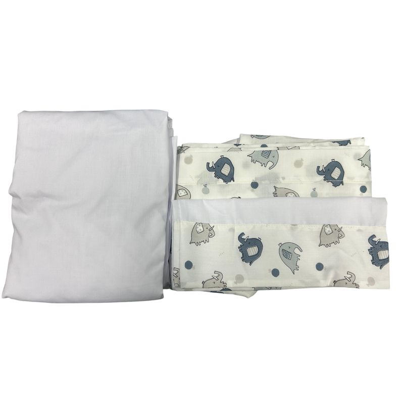 GENERICO - Set de sabanas cuna para bebe 3 Piezas SMILE BABY