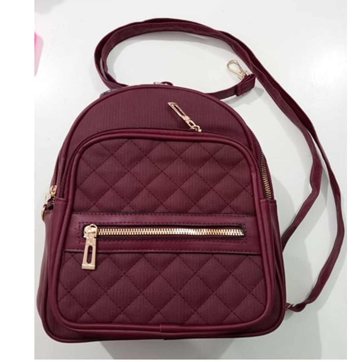 GENERICO - Mochila Maleta De Cuero Sintetico Para Mujer