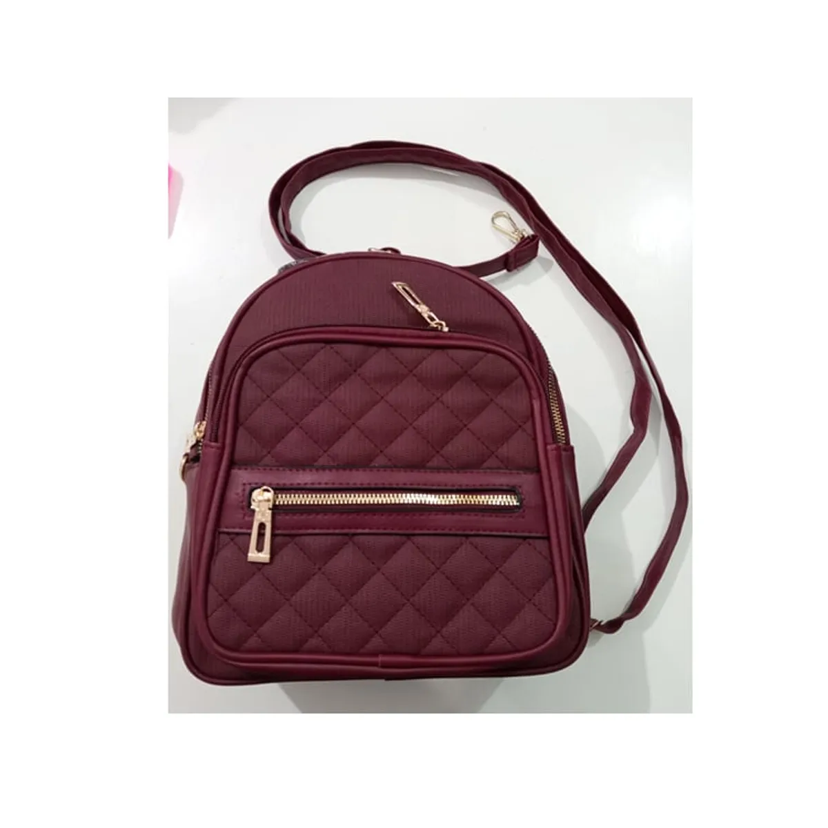 GENERICO - Mochila Maleta De Cuero Sintetico Para Mujer