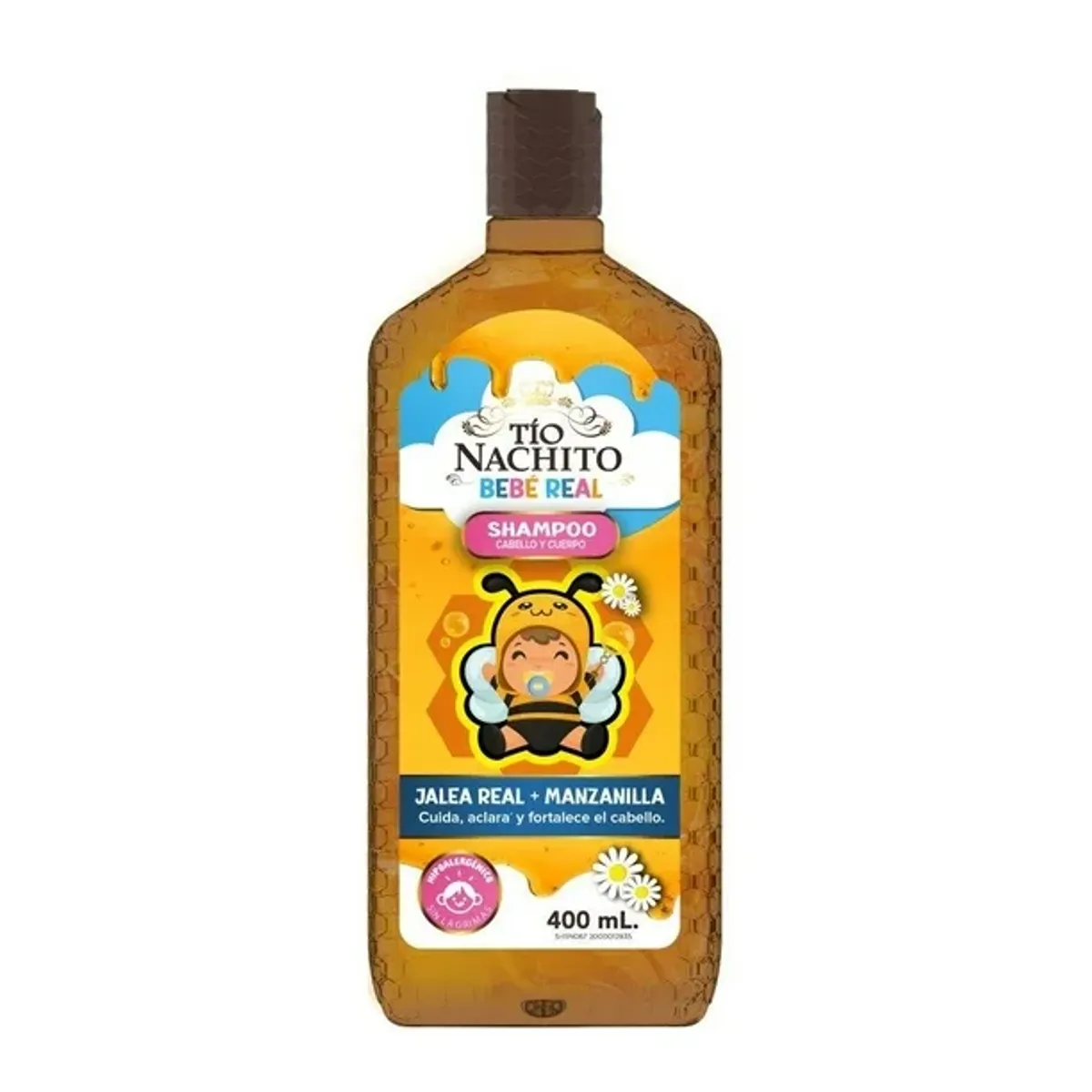 TIO NACHO - Shampoo Tio Nachito Jalea Real Manzanilla X 400ml - HIPOALERGÉNICO
