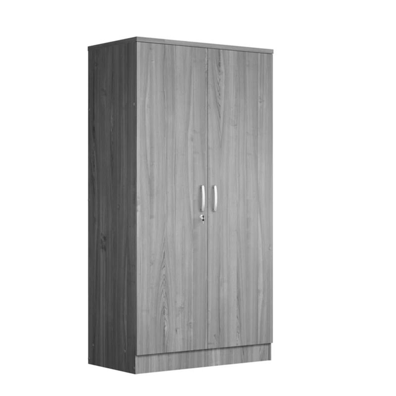 GENERICO - Ropero Moderno Kennedy 2 Puertas Gris R&R MUEBLES