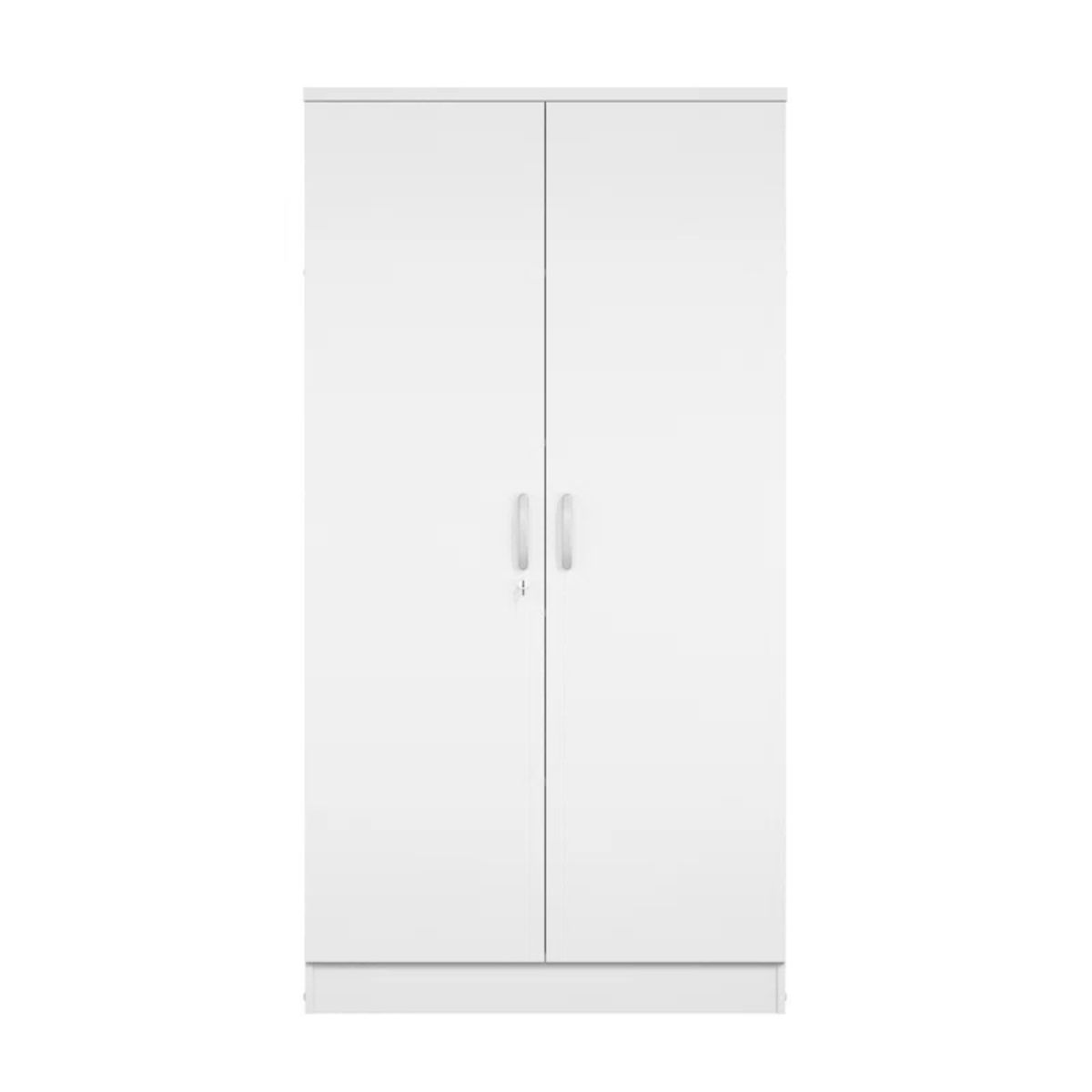 GENERICO - Ropero Moderno Kennedy 2 Puertas Blanco R&R MUEBLES