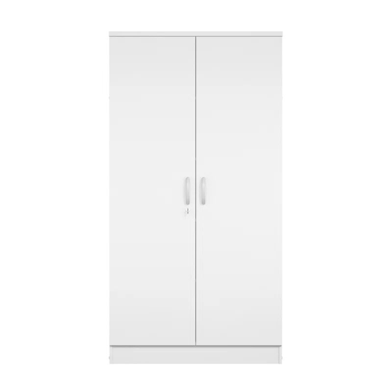 GENERICO - Ropero Moderno Kennedy 2 Puertas Blanco R&R MUEBLES