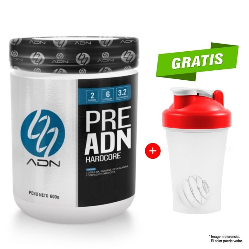 ADN - Pre Entreno Adn PreAdn 600gr Manzana Shaker